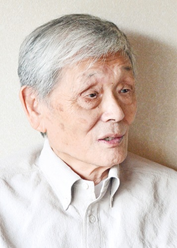 取材に応じる兼松さん