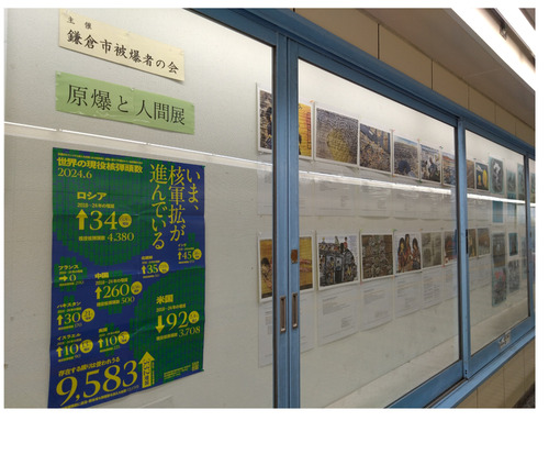 昨年の展示の様子＝鎌倉市役所提供