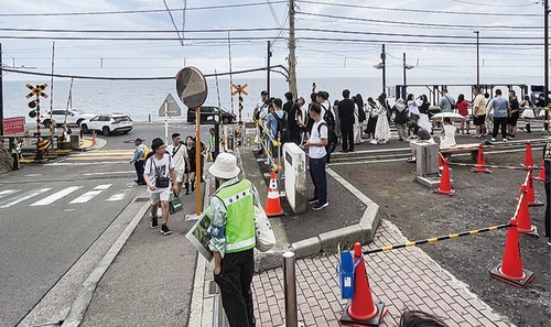 実証実験が行われた腰越ラッコ公園