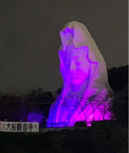 以前のライトアップの様子