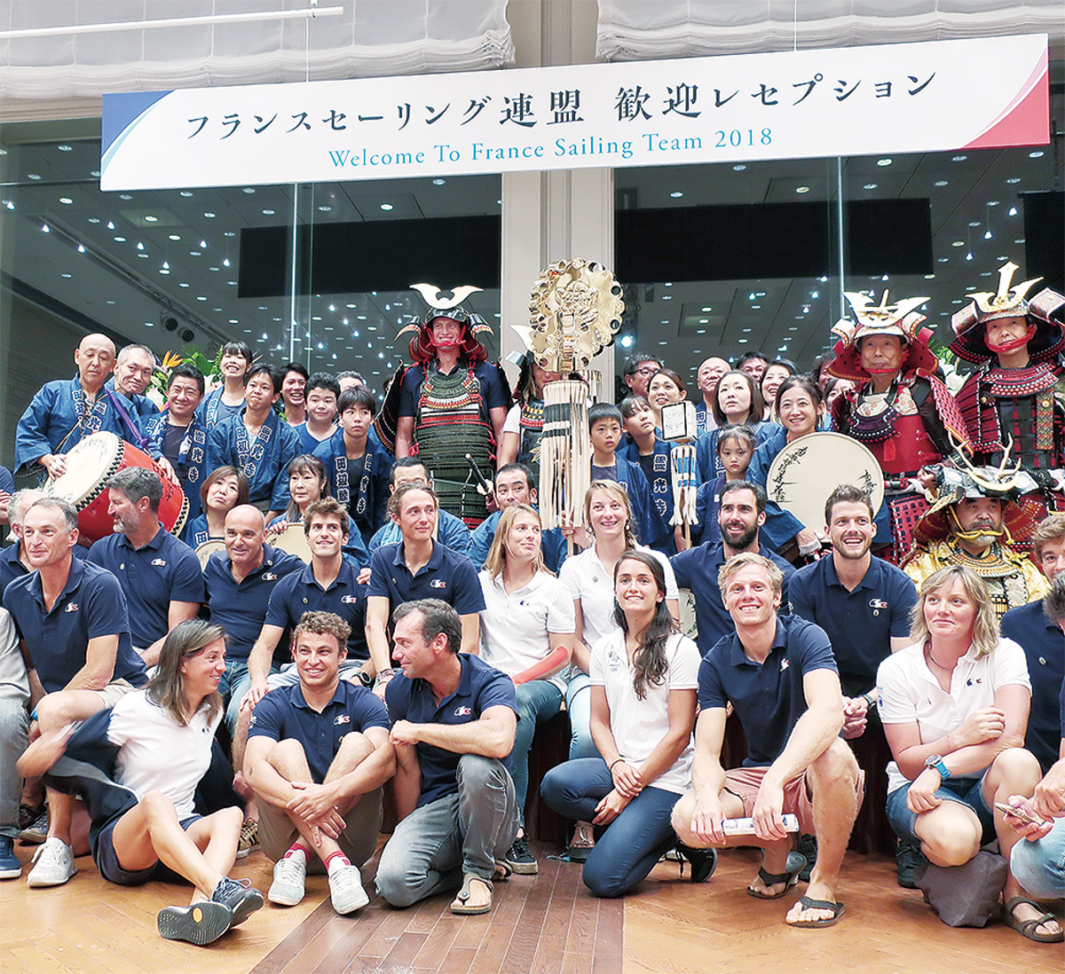 昨年のフランスセーリング連盟の歓迎レセプション