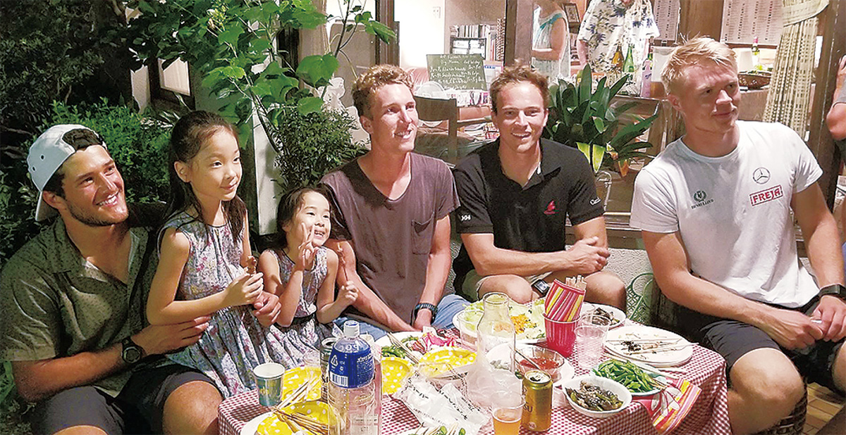 昨年のホームステイの様子