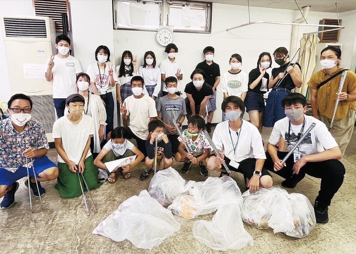 昨夏には、鎌倉の街でごみ拾いをしながら、避難場所や危険箇所を探すゲーム形式のイベントも開催した