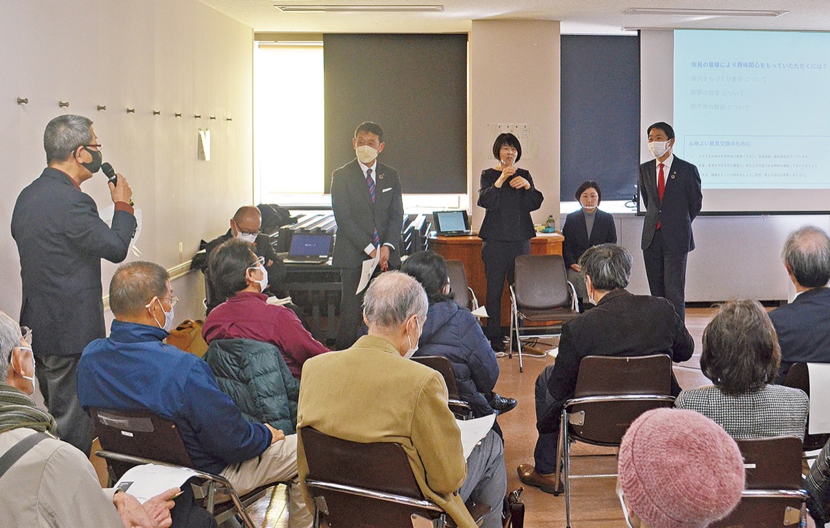 市民からの質問に市長が回答 =25日・鎌倉生涯学習センター
