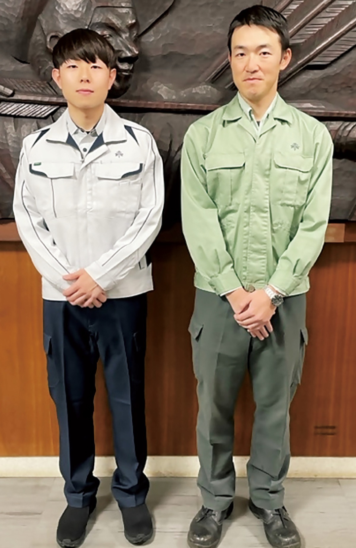 緑からグレーに変更