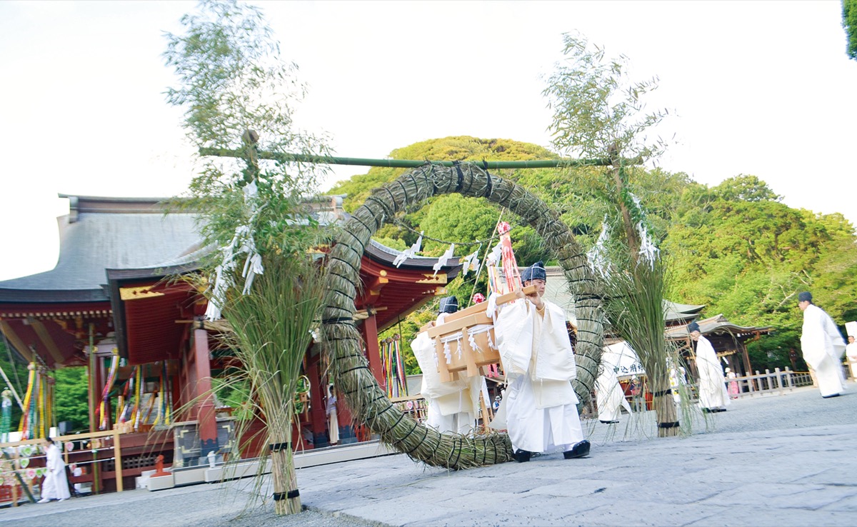 半年の穢れ清め大祓、厳かに