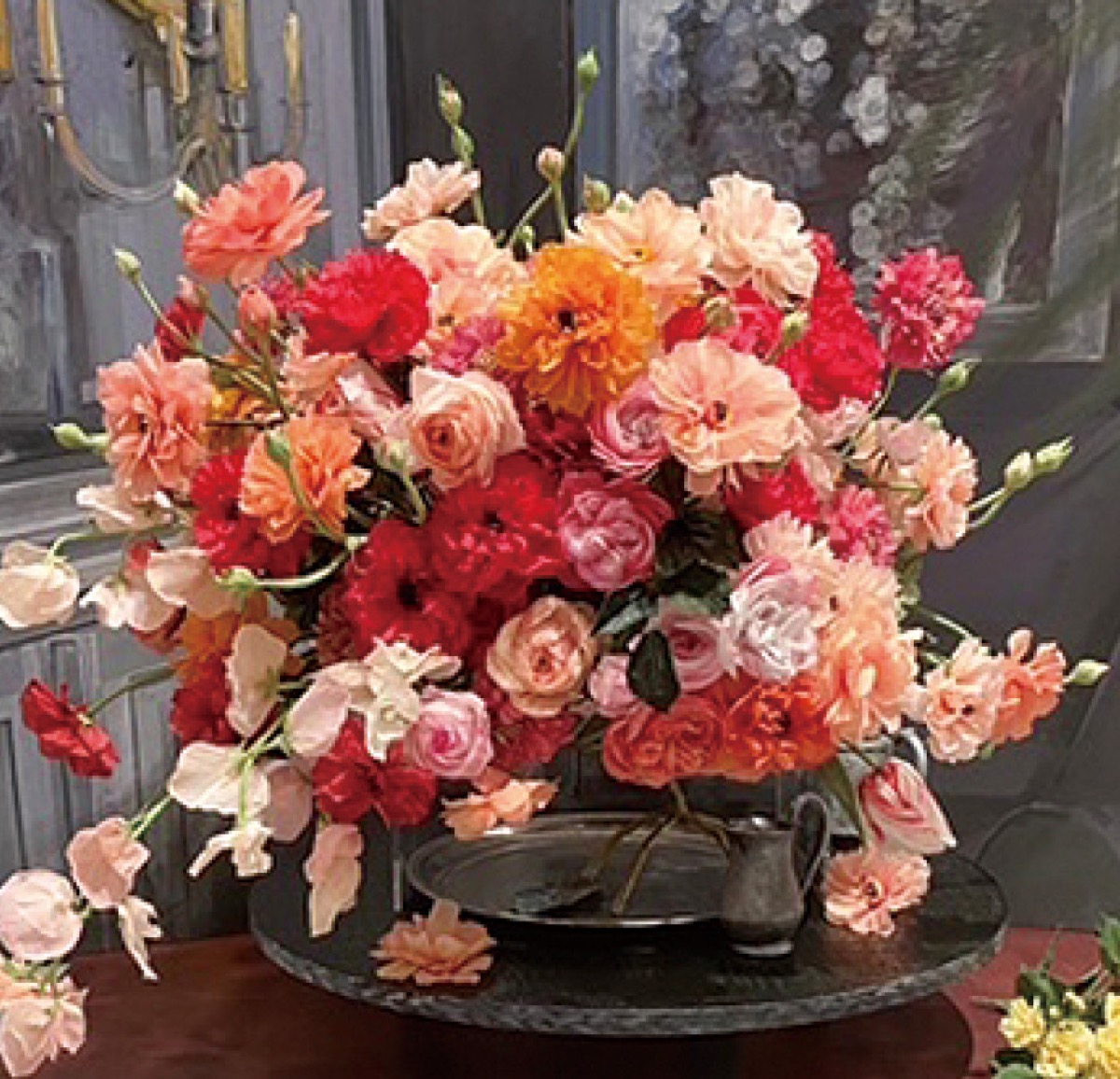 手染めの紙の花アート展