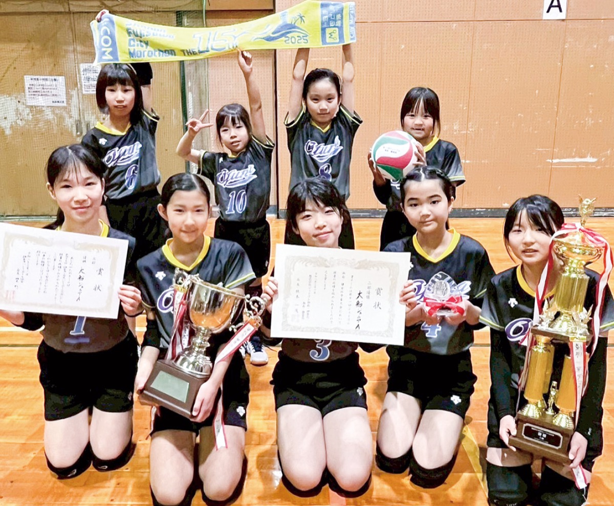 ５年生以下の部門で優勝した選手たち