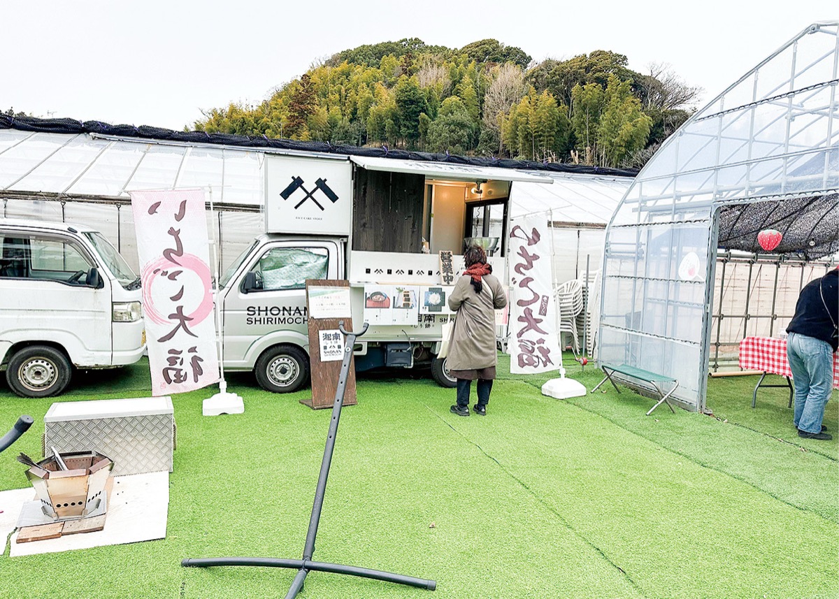 以前の様子（提供＝鎌倉観光いちご園）