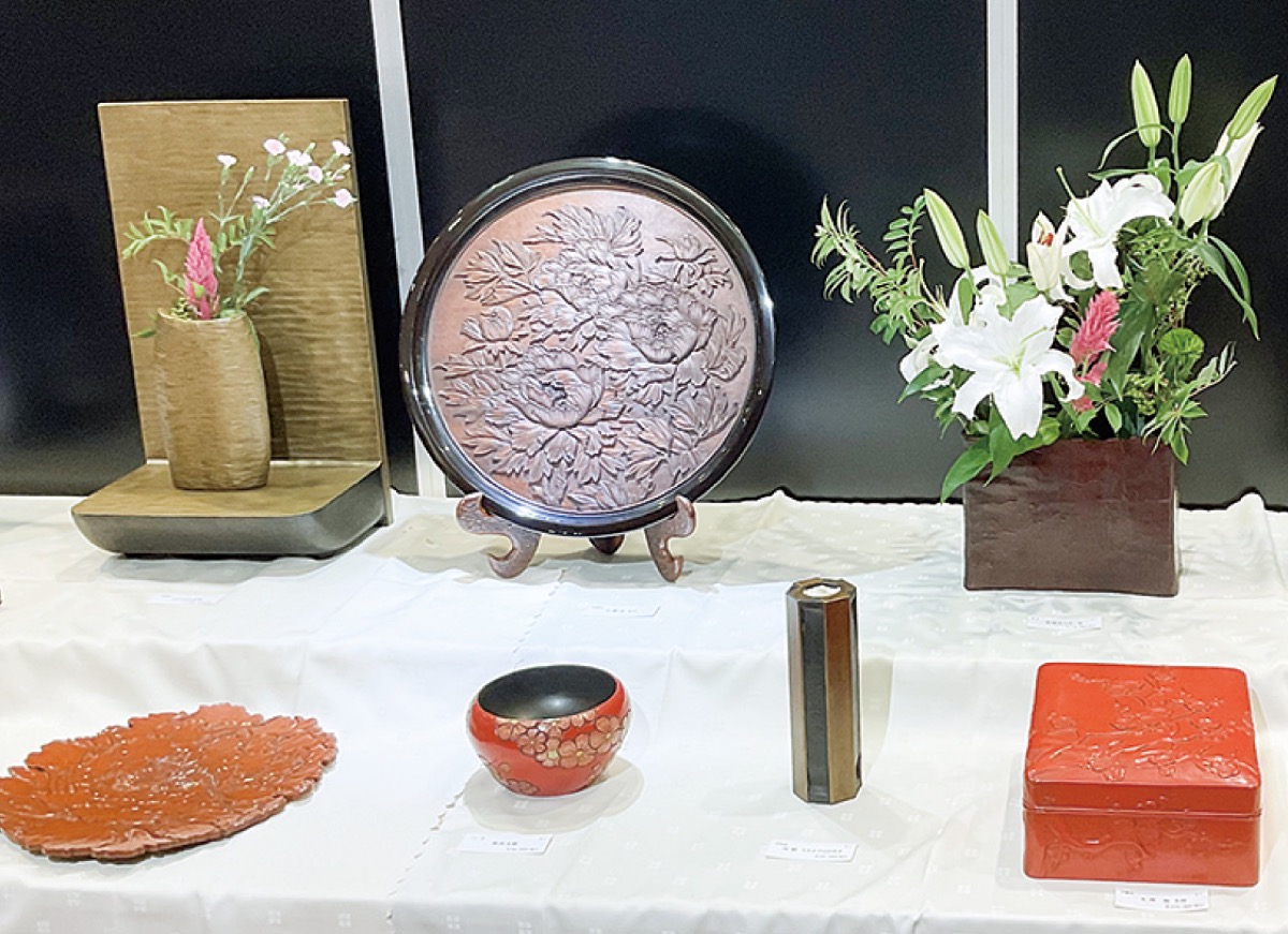 会場に展示された作品