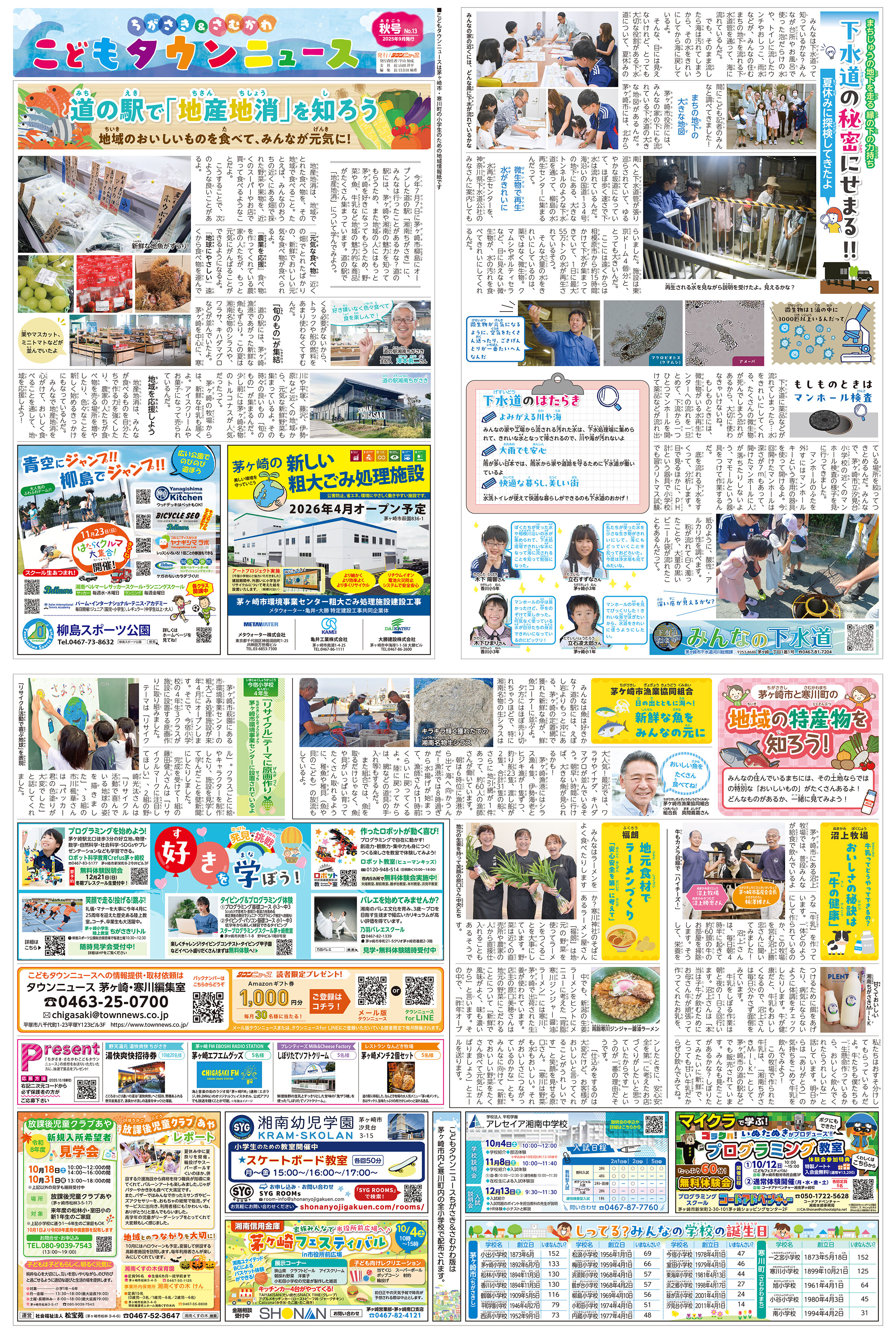 ちがさき さむかわ こどもタウンニュース