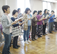 合唱で復興支援