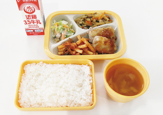 藤沢市が提供する中学校給食の一例