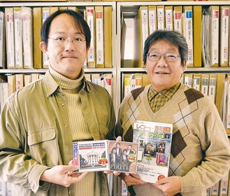 後藤さん（左）と笠井代表