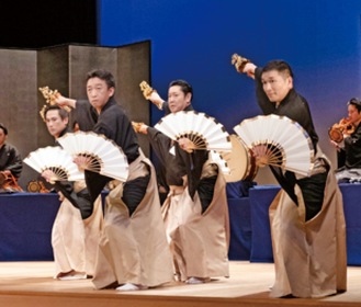 出演団体の一つ「日本舞踊家集団 弧の会」