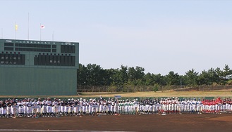 27日に開幕した少年野球大会
