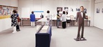 加山雄三ミュージアムに所蔵されていた加山さんゆかりの貴重な品々が並び、観客を楽しませた展示会＝８月２日、茅ヶ崎市民文化会館展示室（提供写真）