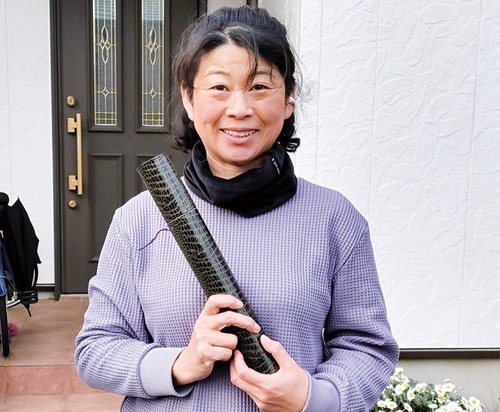 優勝をよろこぶ中山さん