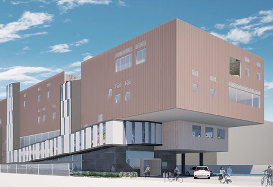 新しい保健所・保健センターの整備イメージ＝市提供