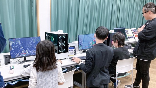 昨年のeスポーツ体験イベント＝提供