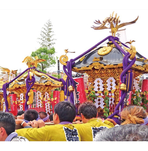 神輿まつりの様子