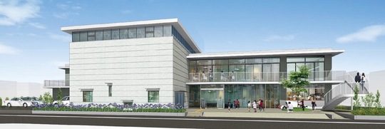 南側から見た施設のイメージ＝茅ヶ崎市提供