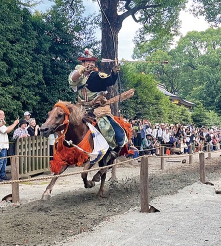 以前の流鏑馬の様子