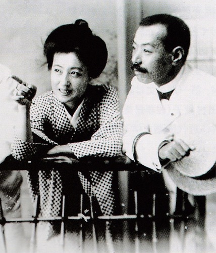 川上音二郎・貞奴夫妻＝提供