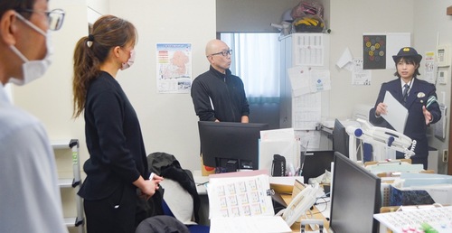 朝礼時に行われた講話