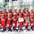 優勝した萩園中＝提供