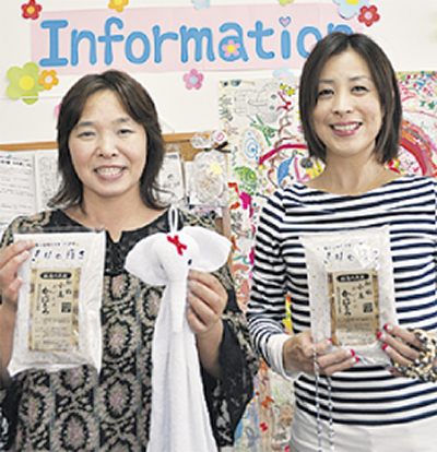 被災地の名品バザーで