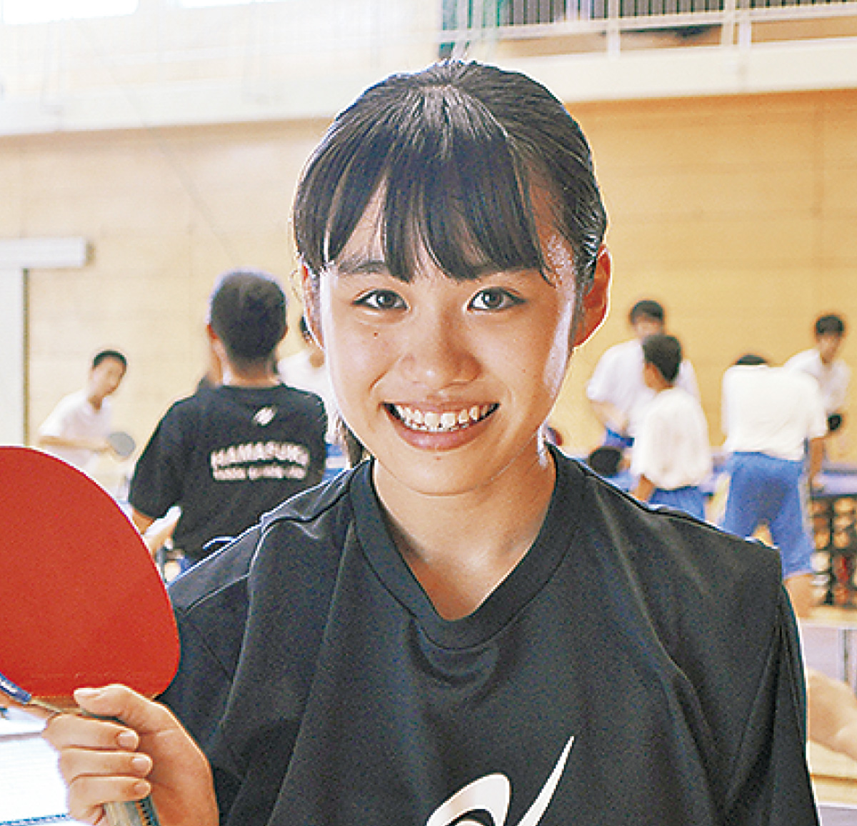 関東 大応援背に のびのび 浜須賀中 江藤優花さん 茅ヶ崎 タウンニュース