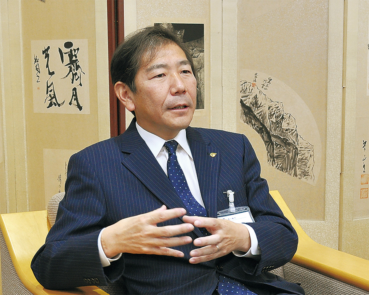 今後の展望について語る佐藤市長