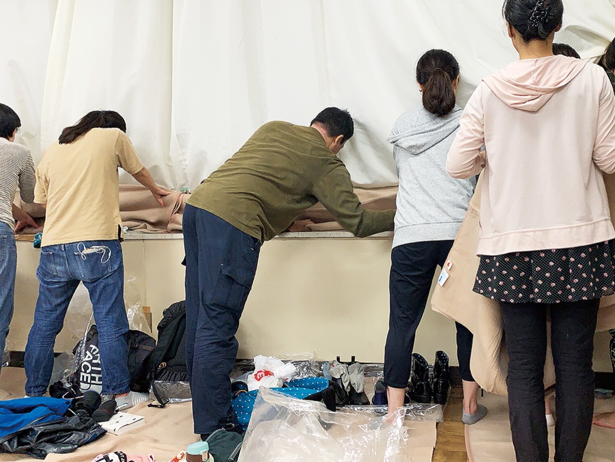 台風19号接近時の市内避難者