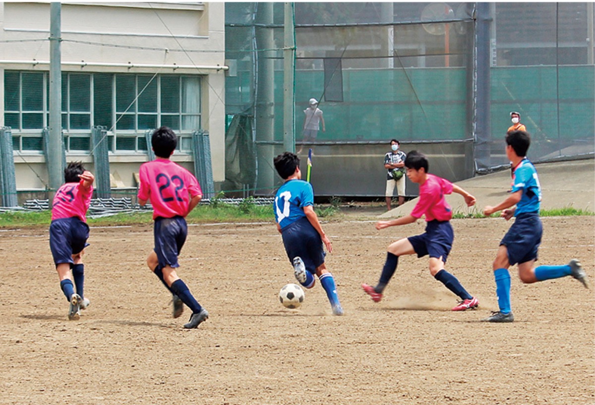 中３生「引退試合」始まる