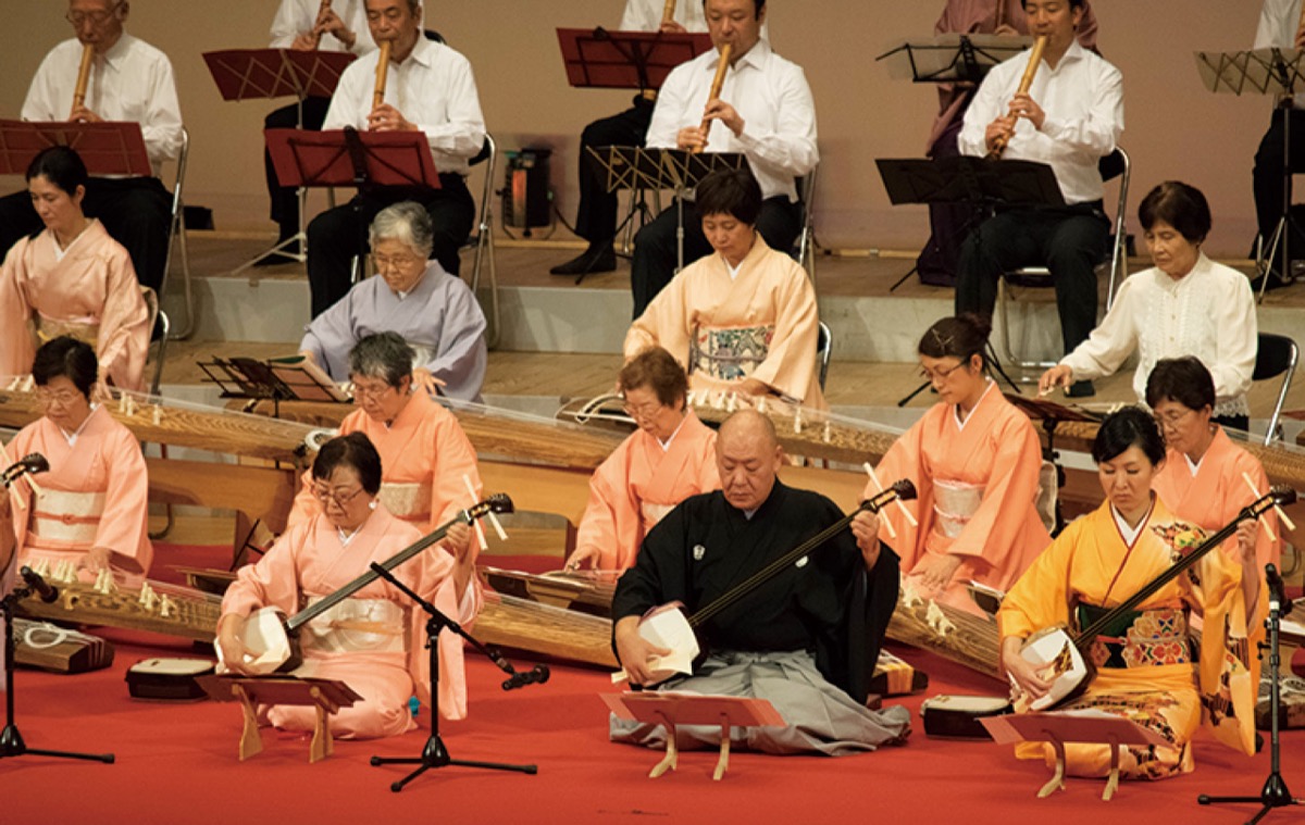 三曲部会による演奏