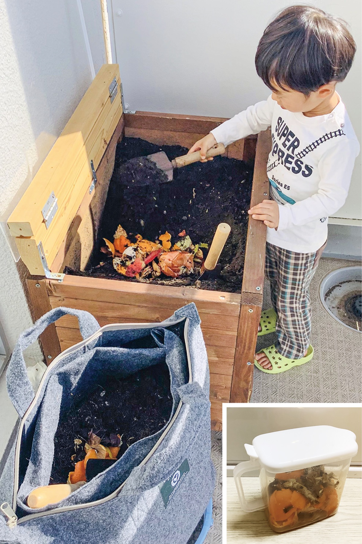 キエーロ　コンポスト　生ゴミ処理　ゴミ箱　エコ　　北欧 記者レポート【前編】 キエーロで｢生ごみ消え〜ろ｣ 有料化を受け