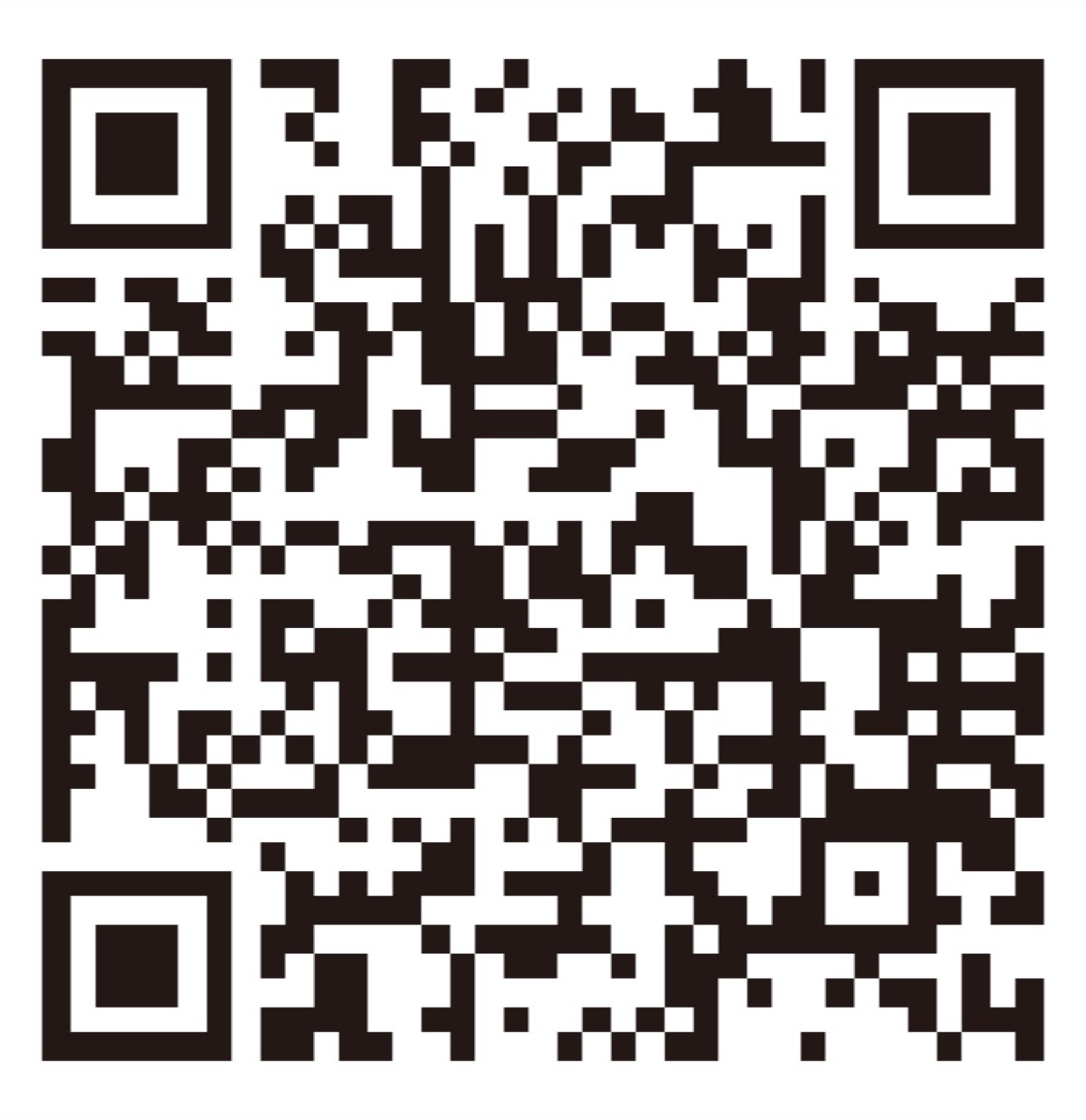 申込フォームにつながる二次元コード