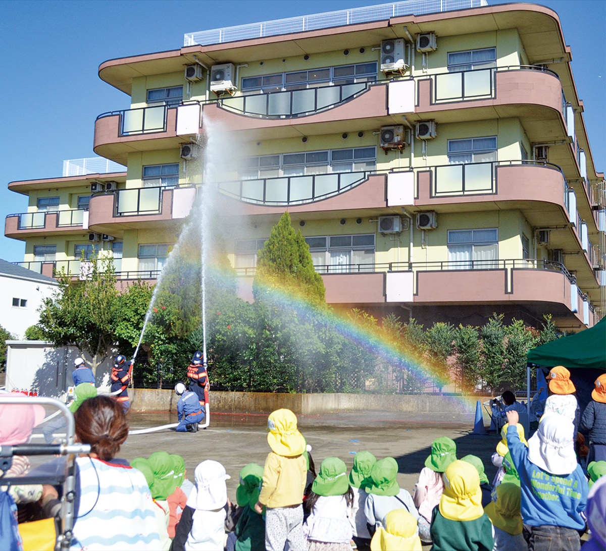 松宝苑で防災訓練