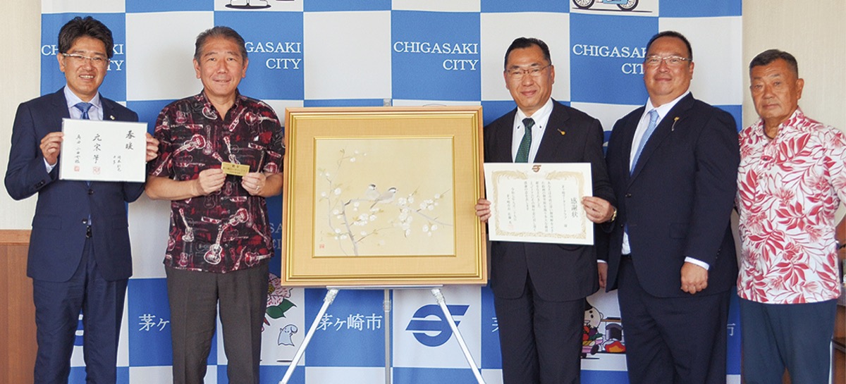 奥田元宗の絵 市に寄贈