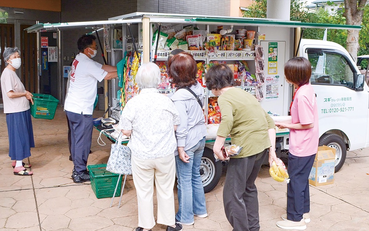 買い物支援へ移動販売