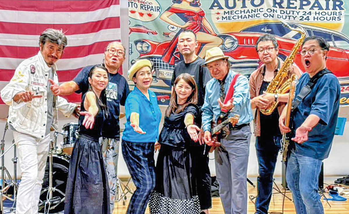 懐かしのロックの名曲が響く