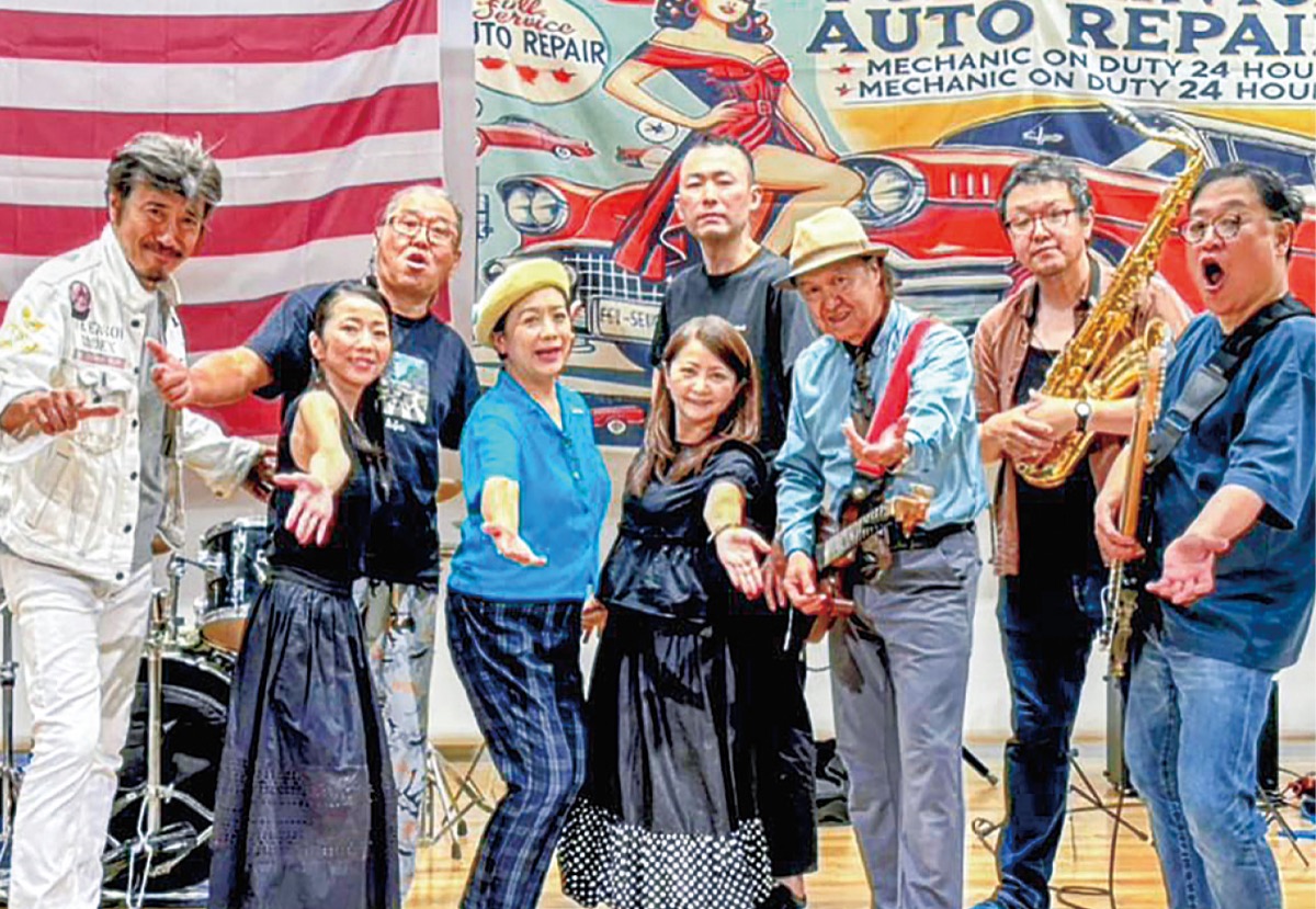 懐かしのロックの名曲が響く