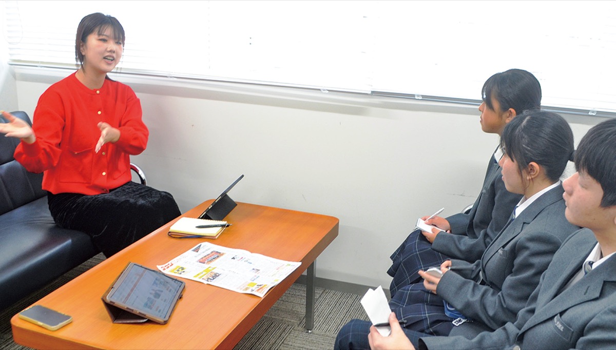 松林中生が職場体験