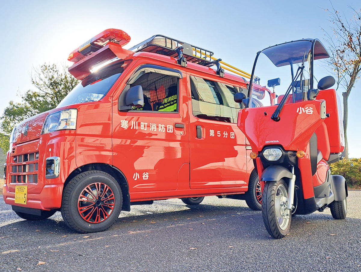 電動三輪バイクを初配備