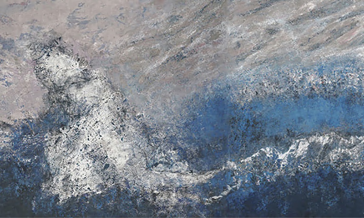 洋画家・佐野未知さんエボシ岩の｢いま｣描く