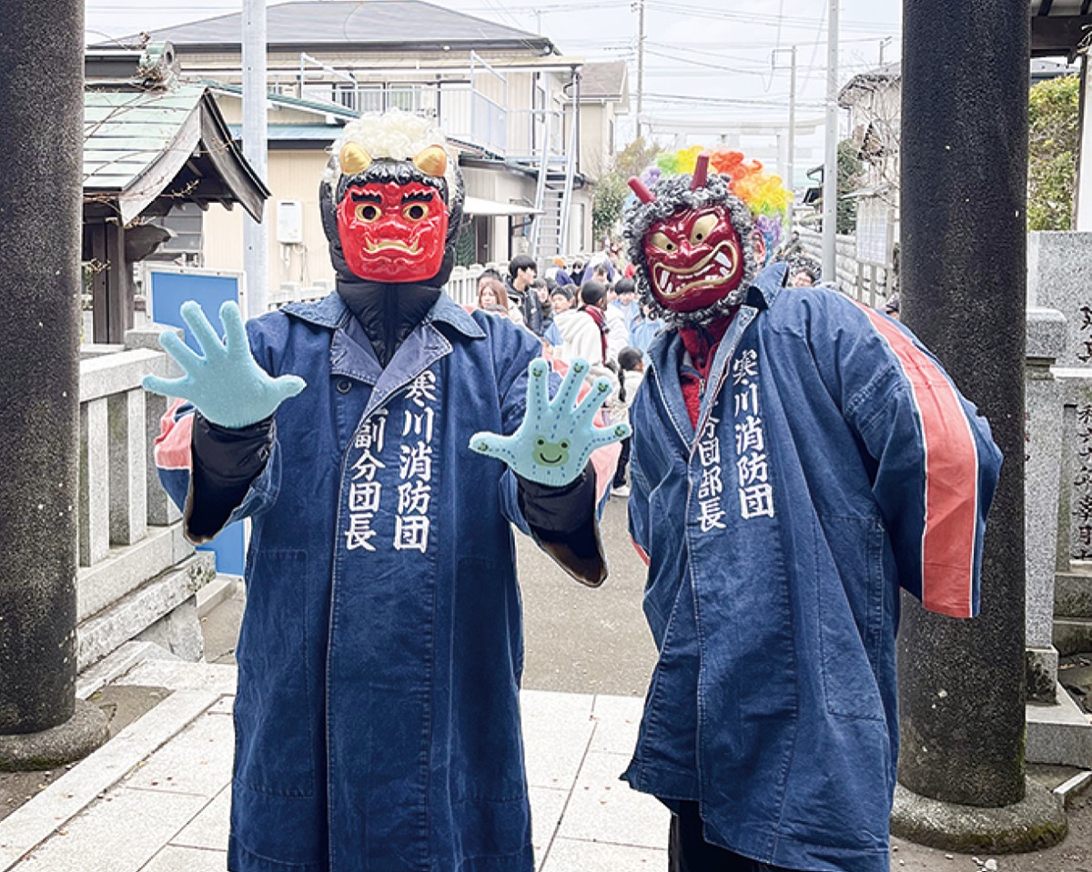 皆集まれ！こども豆まき