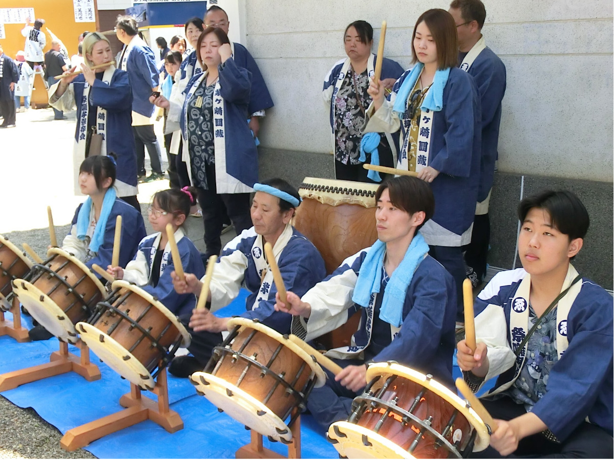 圓藏祭囃子保存会のみなさん
