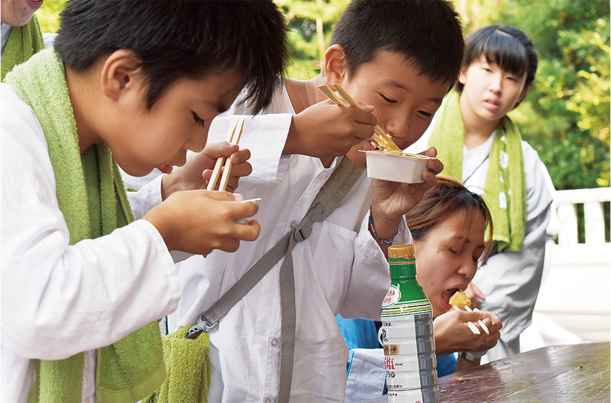 豆腐早食い (写真1)