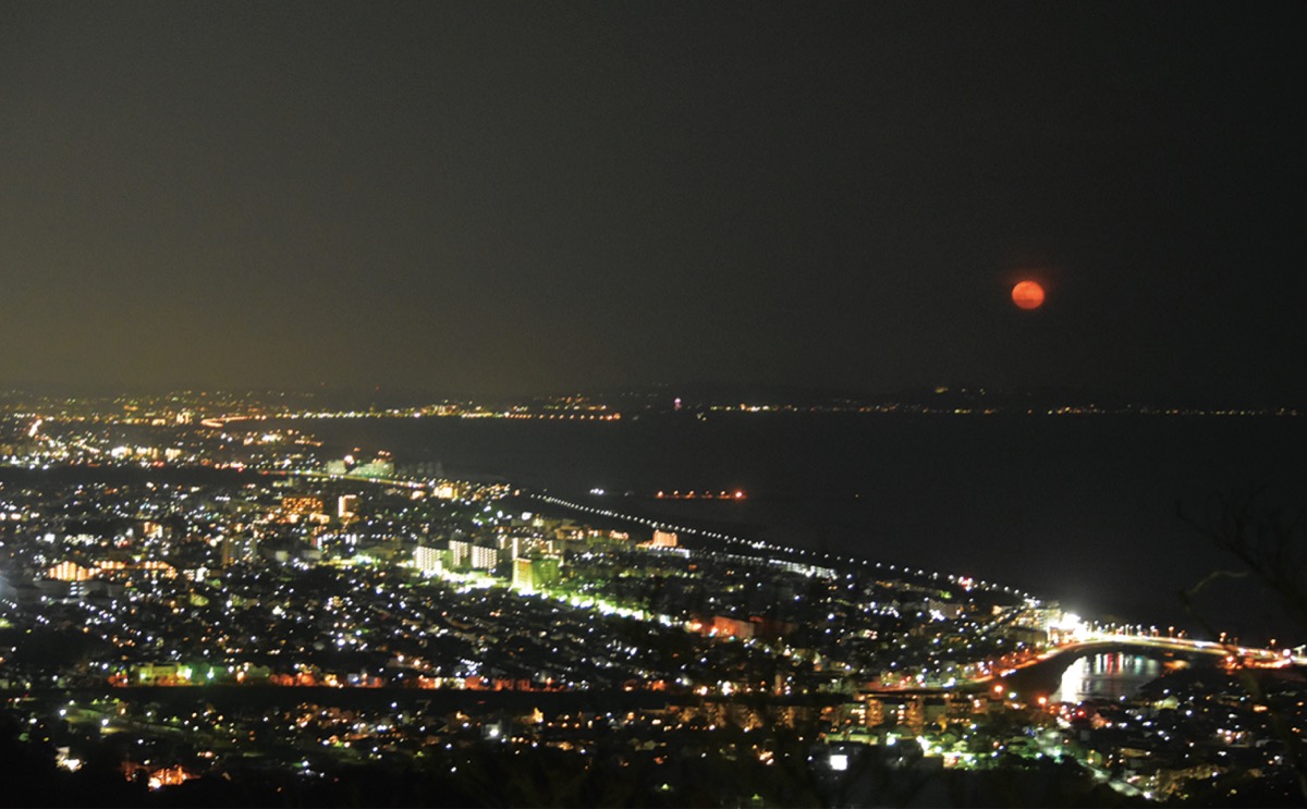 満月とは「密」な距離に